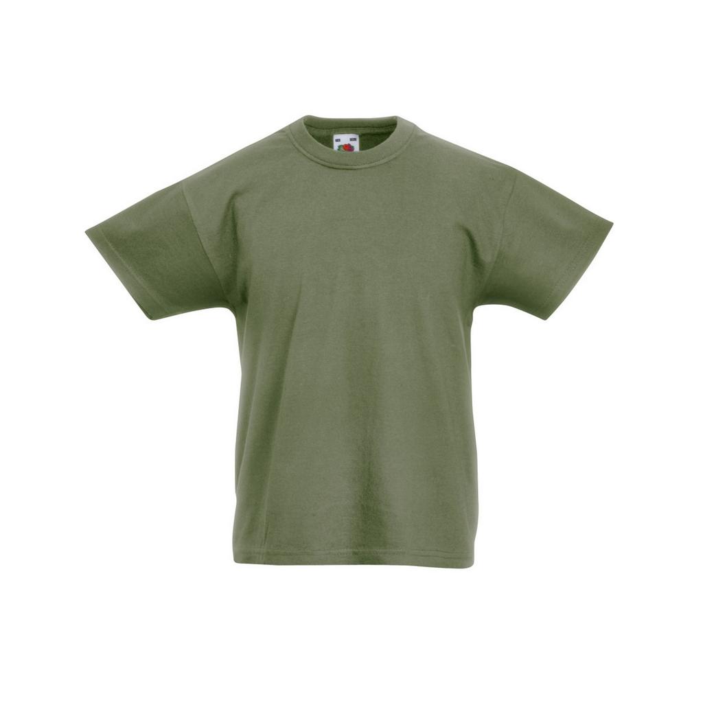 FRUIT OF THE LOOM Оригинальная футболка с короткими рукавами для детей/подростков
