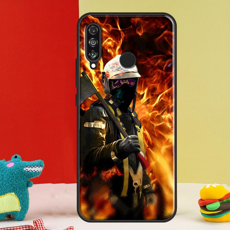 Герой пожаротушения Для Huawei Nova 9 10 SE 12i 12s 11i 5T Y91 Y90 Y60 Y70 Y72 Y61 P60 Pro P20 P30 P40 Lite Чехол