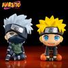 Горячая 10см Аниме Фигурка Наруто Узумаки Наруто Какаши Учиха Саске Итачи Милые Игрушки Q Figurals Фигурка Действия Модель