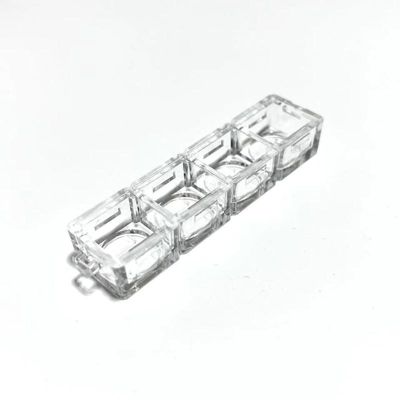 Transparent Keyboard Riser DIY Non-Slip Holder with Mini Keychain Fits Various Keycaps Fidget for Daily Work