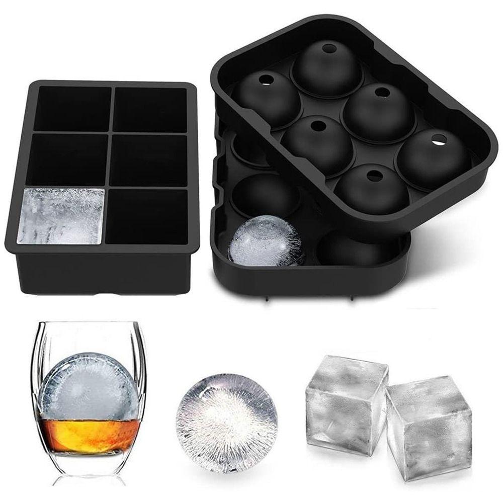 Аксессуары Силиконовая круглая квадратная форма для льда пищевого класса квадратная форма для льда шариковая форма для льда