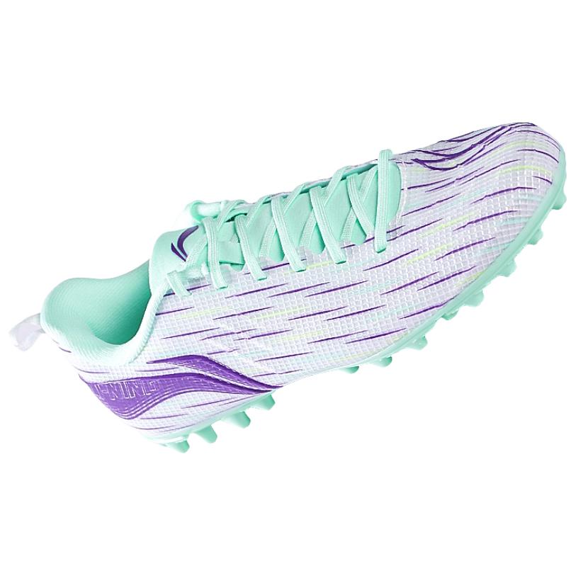Li-Ning Удобный Простой MG (Резиновые короткие шипы) Футбольные бутсы с искусственным покрытием PU, нескользящие, износостойкие, мужские футбольные бутсы ASFU043-1