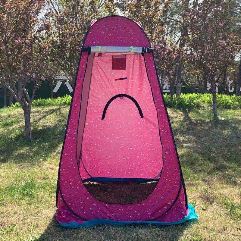 Portable Outdoor Shower Tent - Thickened, Light-Proof Changing Room for Camping, Bathing, Mobile Toilet, and Fishing - Quick Set-Up.