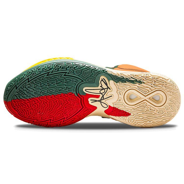 Nike Мужские кроссовки Kyrie Infinity 1 World, 1 People Оранжевый Safety-Orange Gorge-Green DO9614-800