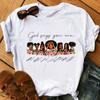 Fashion Casual Girls Letter Graphics Women's T-Shirt Summer Loose Tees 90S Short Sleeve O-Neck Blouses Ladies White Tops Clothes