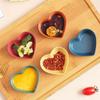 Mini Heart Shape Seasoning Dish Nordic Style Soy Sauce Dishes Cute Sushi Seasoning Dish  Home