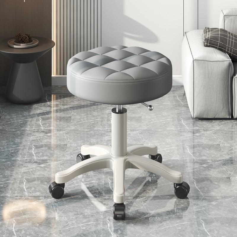 Вращающееся салонное кресло с регулируемой высотой для салонов красоты, парикмахерских или нейл-арта