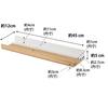 Yamazaki Jitsugyo Board Tweezers and Wood Screws Compatible with Gypsum Board Approximately W45 x D12 x Shinto Tool Bill Simple Shinto Altar 3657