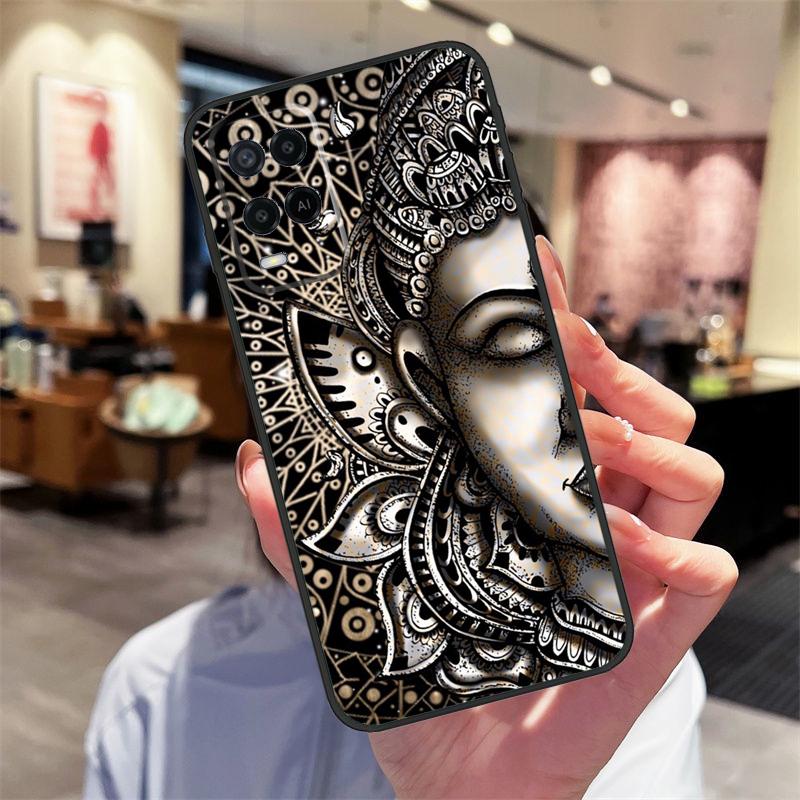 Чехол Gautama Buddha для Oppo A94 A74 A54 A18 A38 A58 A78 A98 A40 A60 A80 A16 A76 A96 A15 A17 A77 A57S