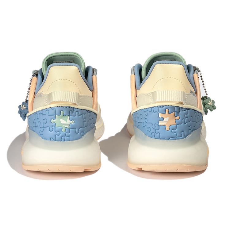 Adidas Оригинальные Унисекс Zx 2K Boost Pure Низкие Беговые Кроссовки Бежевый/Желтый GZ3416