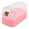 30 Holes Nail Drill Bit Holder Cleaning Brush Case Dsut Proof Stand Display Storage Manicure Tools