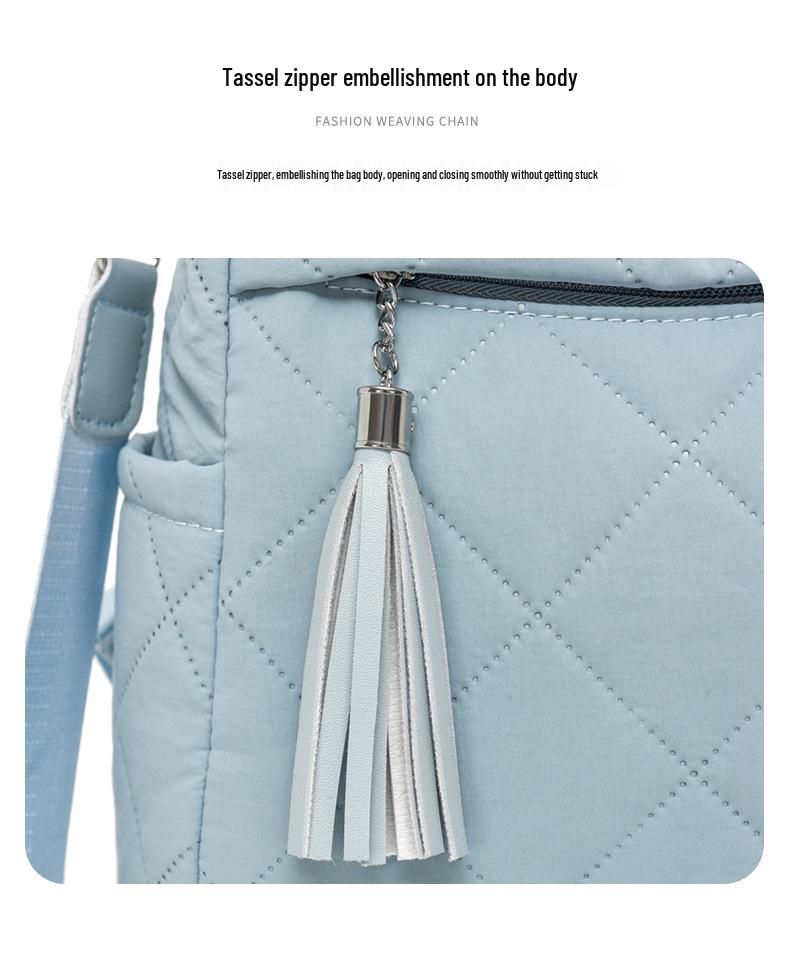 Женская многофункциональная сумка 2025: На плечо, Рюкзак, Через плечо, Клетчатый дизайн