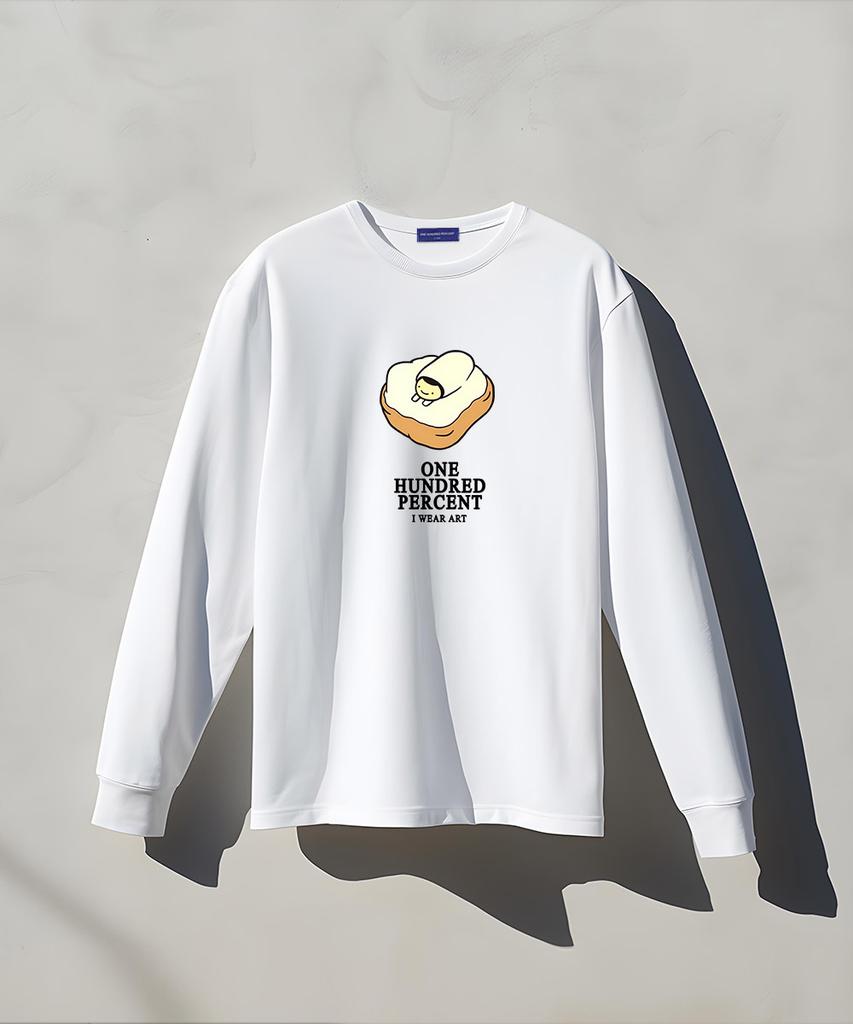 OHP Ohpxharmonia Хлеб Футболка с длинным рукавом и круглым вырезом