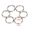 100Pcs/Lot Key Rings Diy Metal Key Holder Split Rings Hoop Metal Loop Keychain