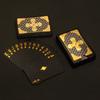 Waterproof Black Skull Playing Cards Set 1 Deck and 50 Round Props for Cool Outdoor Leisure Table Games