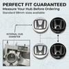 4pcs/set Waterproof Anti-scratch Wheel Hub Wheel Covers Wheel Center Hub Caps for Honda Mugen Power TypeR Jazz Civic Inspire