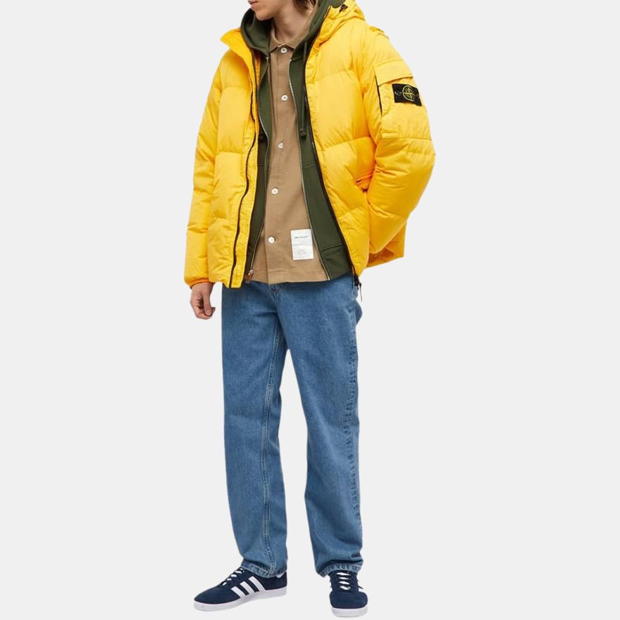 STONE ISLAND Down Jacket Unisex Yellow 771540223-V0030