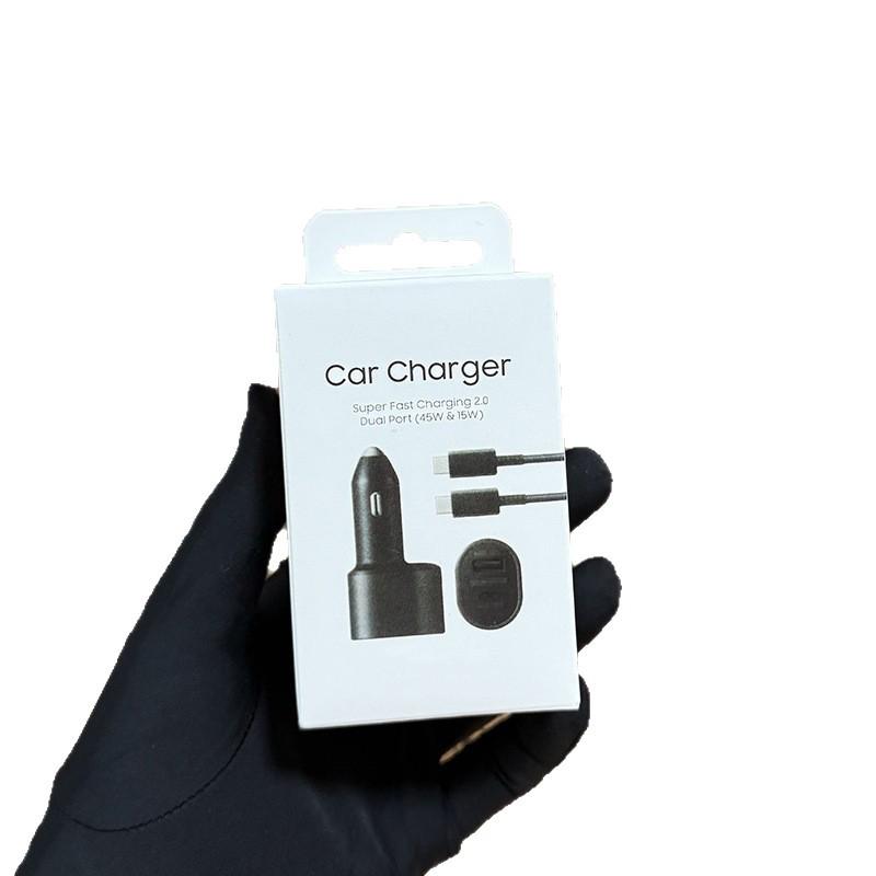 Автомобильное зарядное устройство Samsung 45 Вт S25U24/W25 A+C Двухпортовое Super Fast Charging L5300 Оригинальное