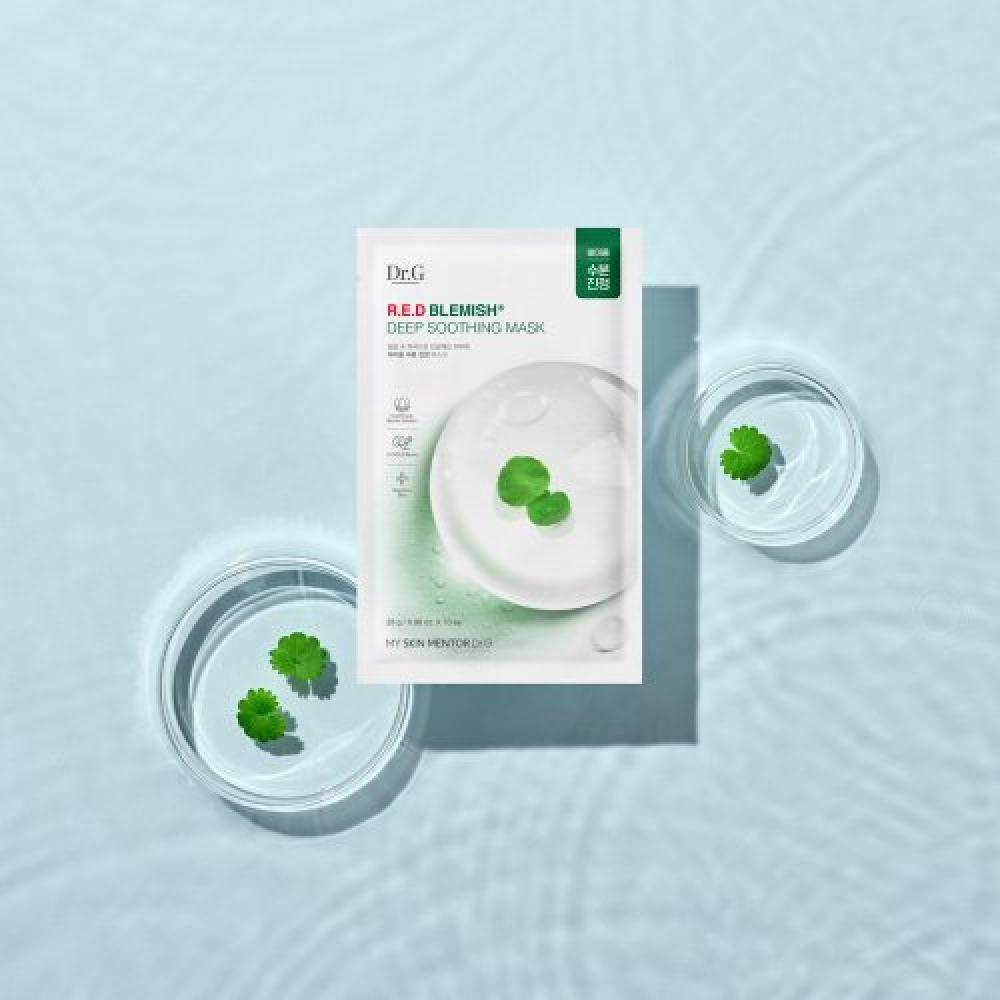 Маска Dr.g Red Blemish для глубокого успокоения, 10 шт.