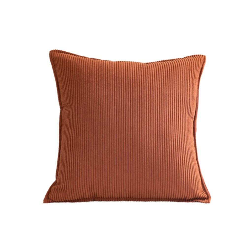Square Corduroy Striped Throw Pillow Cover Japanese style Cushion Cover Sofa Pillowcase Couch