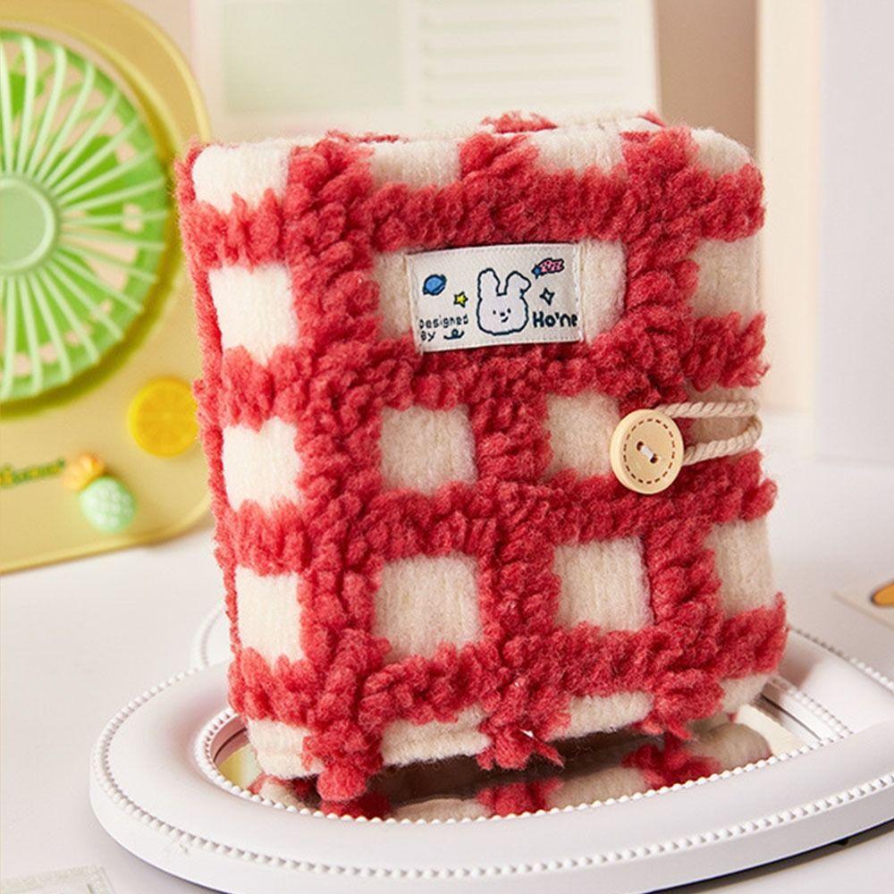 3 Inch Plush Photo Album Binder Loose-leaf Photocard Holder  Storage Card