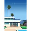 Hiroshi Nagai Classic Artwork Wavy Summer Florida City Beach Landscape Poster Canvas Painting Wall Pictures Home Office Decor