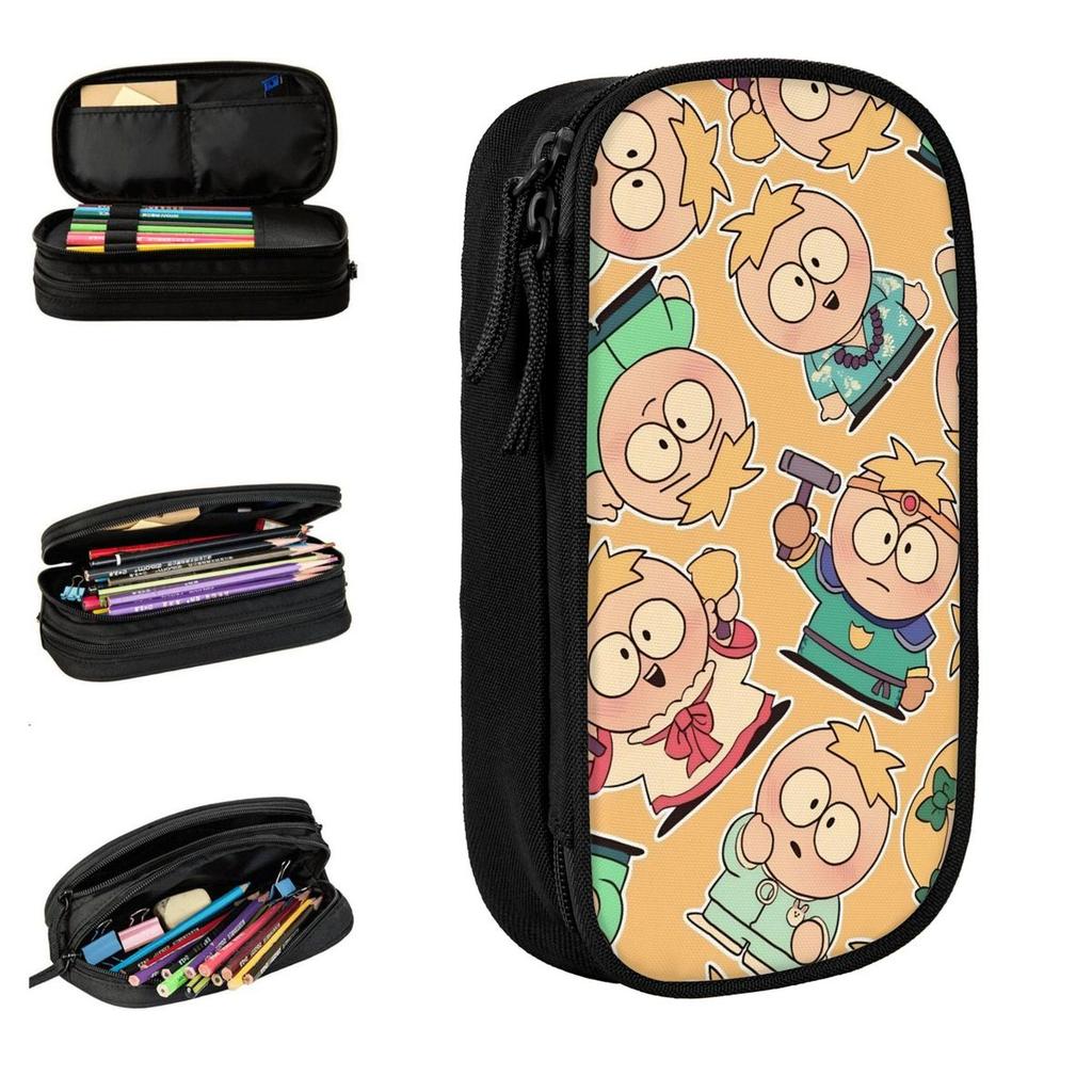 Butters South-Park Pencil Case Classic Pen Holder Bags Student Large Storage Students School Gifts Pencilcases