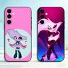 Чехол для телефона H-Hazbin H-Hotel Angel Dust для Samsung Galaxy A73, A72, A71, A70, A53, A52, A51, Другие Мягкий черный чехол