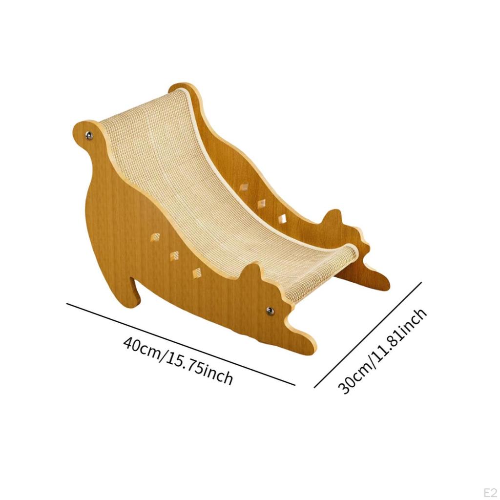 Лежанка-когтеточка для кошек 2 в 1 из сизаля, диван, кровать для котят, диван, легкая когтеточка
