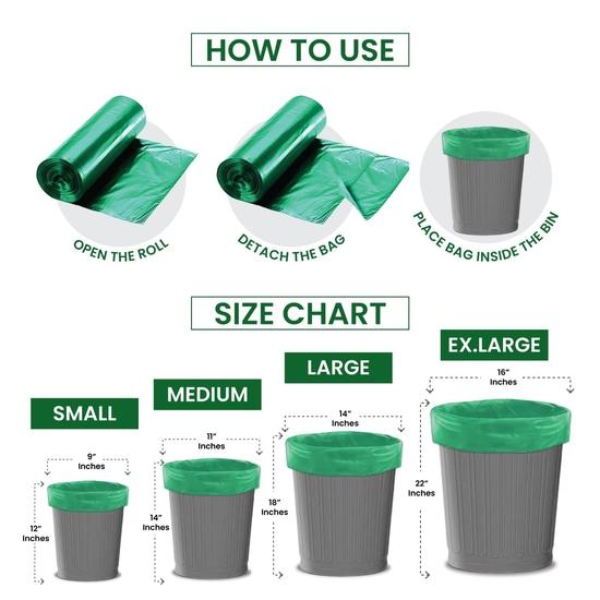 ARTH Dog Poop Bag | 30 Count 15X2 Pack 19x21 Inches | Compostable Poop Bags for Dogs & Cats | Strong & Leak Proof Potty Picker