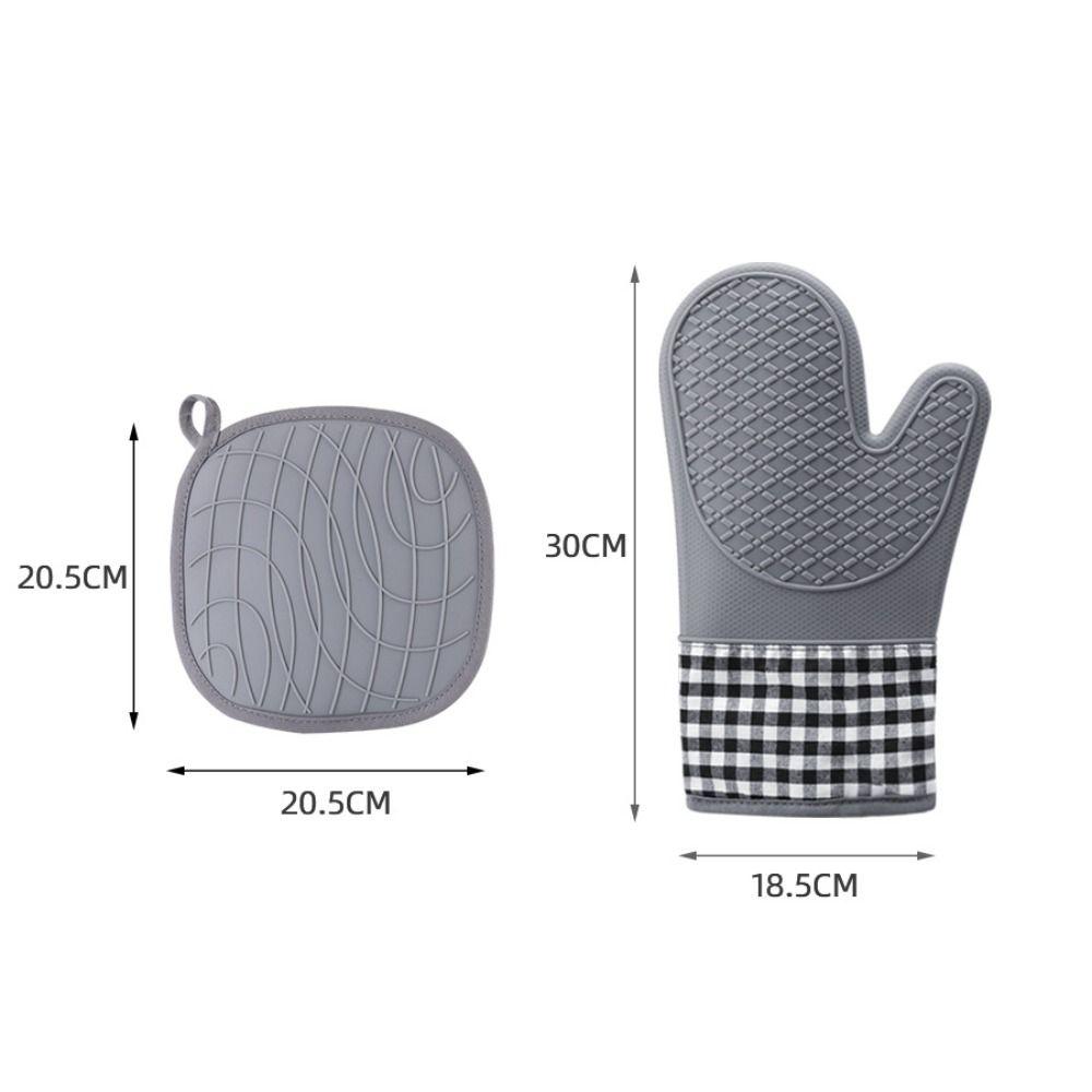 1 шт. кухонные силиконовые перчатки для микроволновой печи духовки инструменты для выпечки прихватки для духовки термостойкие перчатки