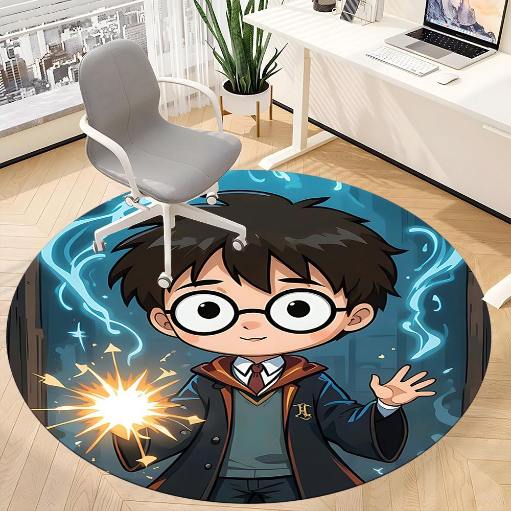 1 шт. Круглый ковер Гарри Поттер для офиса, под офисные стулья, спальни, гостиной, домашний декор a1022246
