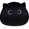 10/30CM Black Cat Plush Pillow Cartoon Cat Head Cat Doll Gift Cuddly Pillow Cushion Doll  Girl
