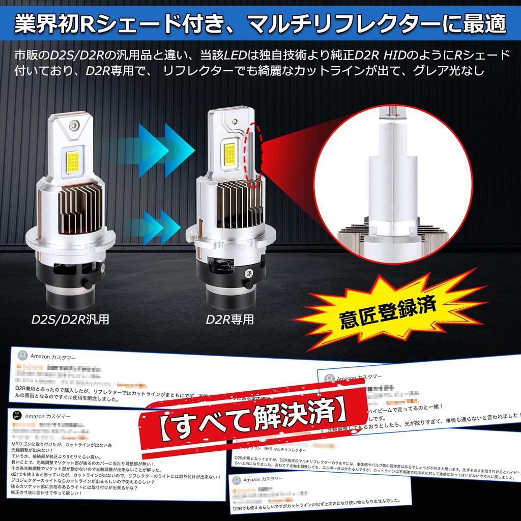 Светодиодная лампа для фары OPPLIGHT D2R, Взрывной свет, Соответствует новым требованиям техосмотра, Оригинальный HID