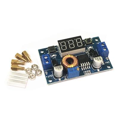 XL4015 5A Высокомощный 75 Вт DC-DC регулируемый понижающий модуль + светодиодный вольтметр Модуль питания