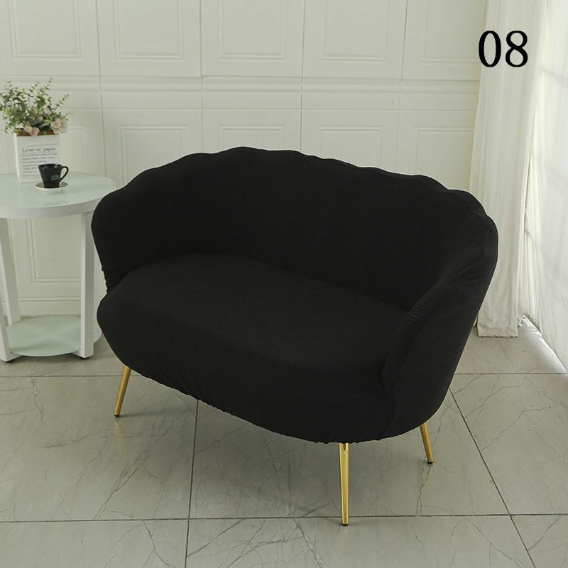 Растягивающийся чехол на 2-местный диван, эластичный чехол для дивана, универсальный противоскользящий декор для гостиной и спальни, моющийся защитный чехол для мебели