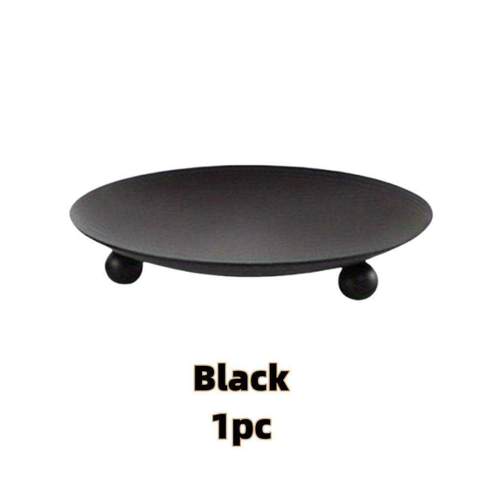 1/2 шт. Железный подсвечник Винтажный подставка для столбовых свечей Металлическая тарелка Подсвечник Подставка Для Свадебной вечеринки Фестиваля Романтический настольный декор Подарки