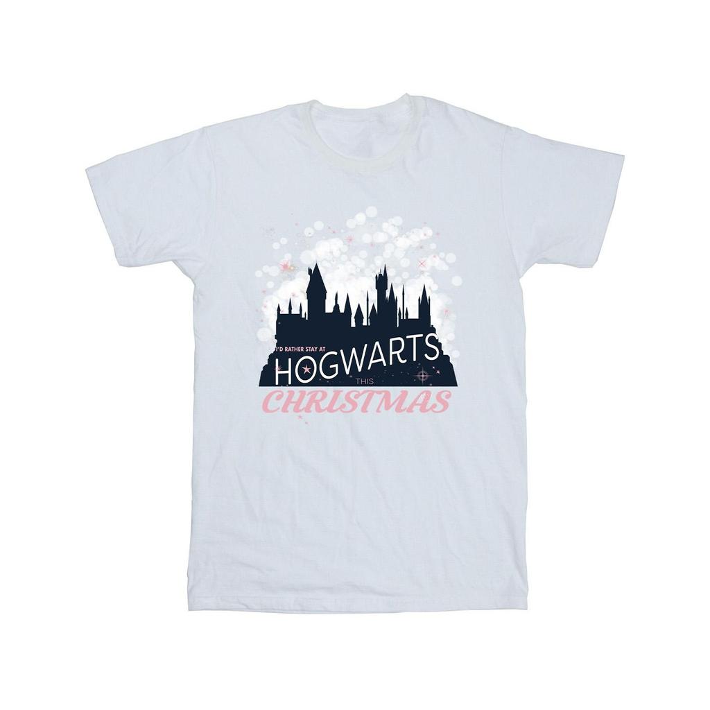 Harry Potter Mens Hogwarts Christmas T-Shirt