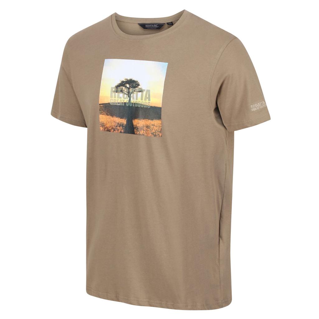 Regatta Mens Cline VI Tree Cotton T-Shirt