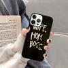 Чехол для телефона Wife Mom Boss funny для iPhone 17 Air 16 16e 15 13 14 11 12 Pro Max Plus coque fundas Shell
