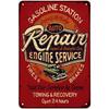 Metal Tin Signs Plaque Pinup Garage Service Wall Decoration Vintage Posters Iron Painting for Man Cave Home Cafe Garage Club Bar