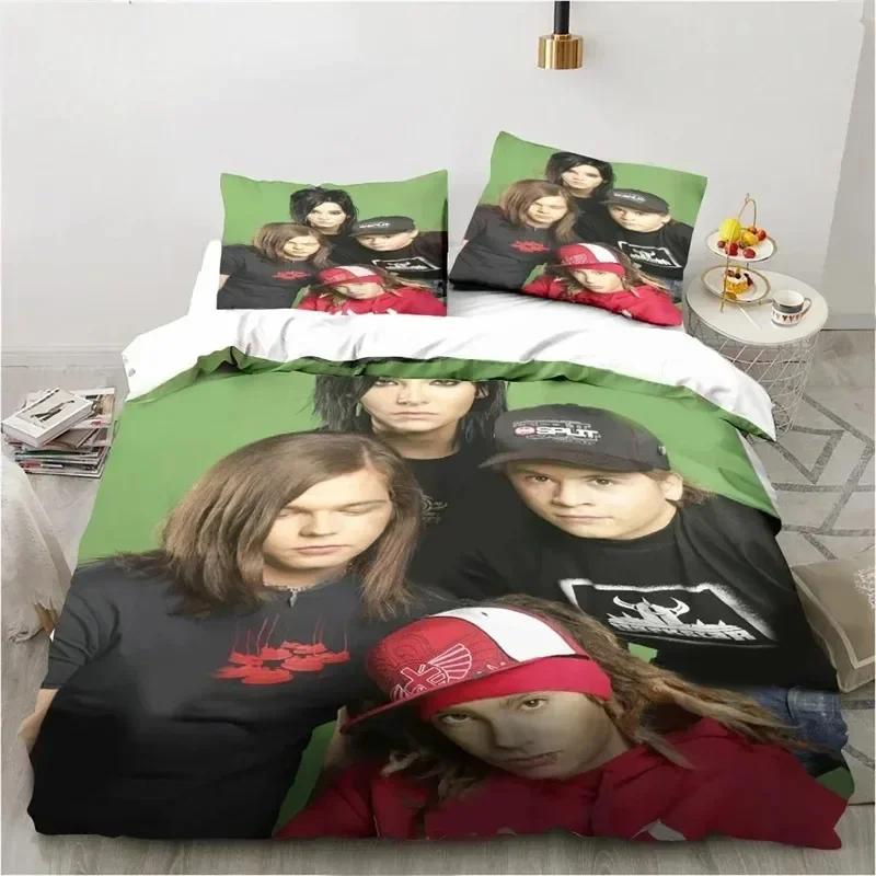 3D Print Tokio Hotel 3D NEW Duvet Cover Pillowcase Bedding Set Adult Boy Girl Bedroom Decoration Children Single Double Large