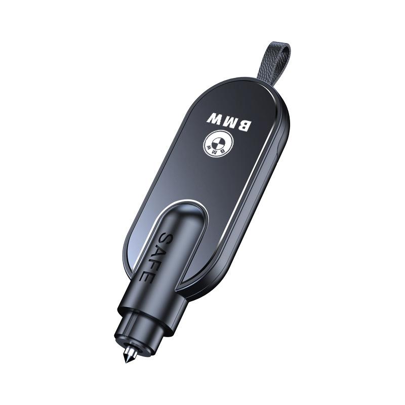DSJW3 Car Emergency Hammer 2-in-1 Glass Breaker Seatbelt Cutter For BMW X1 X2 X3 X5 X4 X6 X7 G30 G20 G32 G11 G12 F40 F30 F20 F10 F34