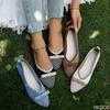 Fashion Casual Pointed Toe Sneakers New Women's Fashionable Versatile Flats Lightweight Breathable Comfortable Bowtie Walking Shoes