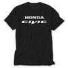 Летняя классическая трендовая футболка Honda для мужчин и женщин с логотипом Honda Civic, с коротким рукавом, весенне-осенняя, топ для мотоцикла и велоспорта