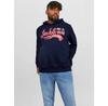 Jack & Jones Logo 2 Col Plus Size худи