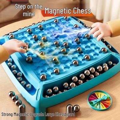 Магнитно-индукционные шахматы: Обучающая настольная игра для взаимодействия родителей и детей и тренировки детской логики