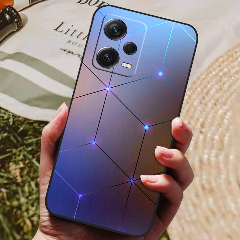 Для Redmi Note 12 Pro 5G NFC Чехол Черная Крышка Лев Волк Силиконовые Мягкие Задние Чехлы Для Xiaomi Redmi Note12 Pro 5G Чехол для Телефона Capa