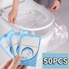 Universal Disposable Toilet Seat Covers, Waterproof PVC Travel Toilet Liners, Portable Sanitary Seat Covers for Airplane, Camping, Bathroom