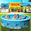 125X30/155X30/186X40/247X45Cm Надувной Бассейн Сад Задний Двор Открытый Детский Семейный Складной Бассейн